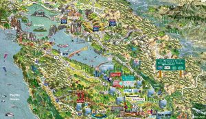 mapa de silicon valley mapas
