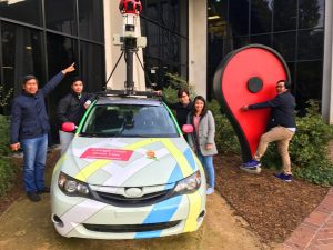 mapas del coche de Google Maps