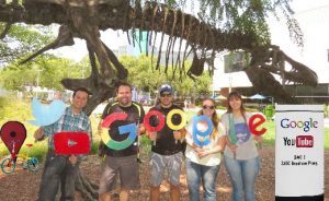 recorrido a pie por el campus y Sede de google con guia