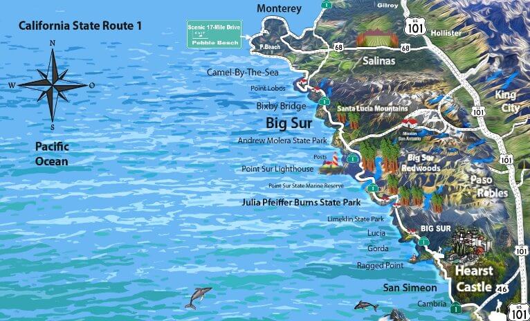 map-of-big-sur-road-map