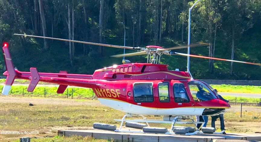 サンフランシスコベイエリアの水上飛行機の空の旅とサウサリートとゴールデンゲートブリッジのヘリコプター飛行